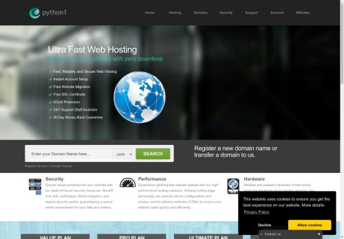 Python1 Hosting Review 2024: Deep Analysis of Security & Server Performance
