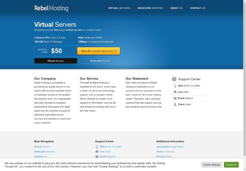 Rebel Hosting Review: Enterprise Hosting Solutions with SSAE16 Certified Infrastructure