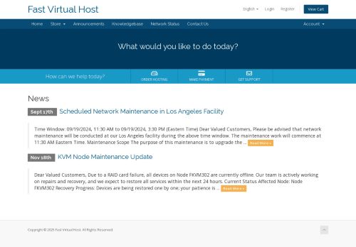 FastvHost: A Comprehensive Review of the Web Hosting Provider